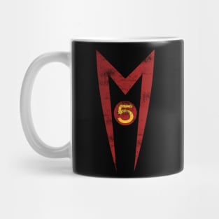 Mach 5 Distressed Mug